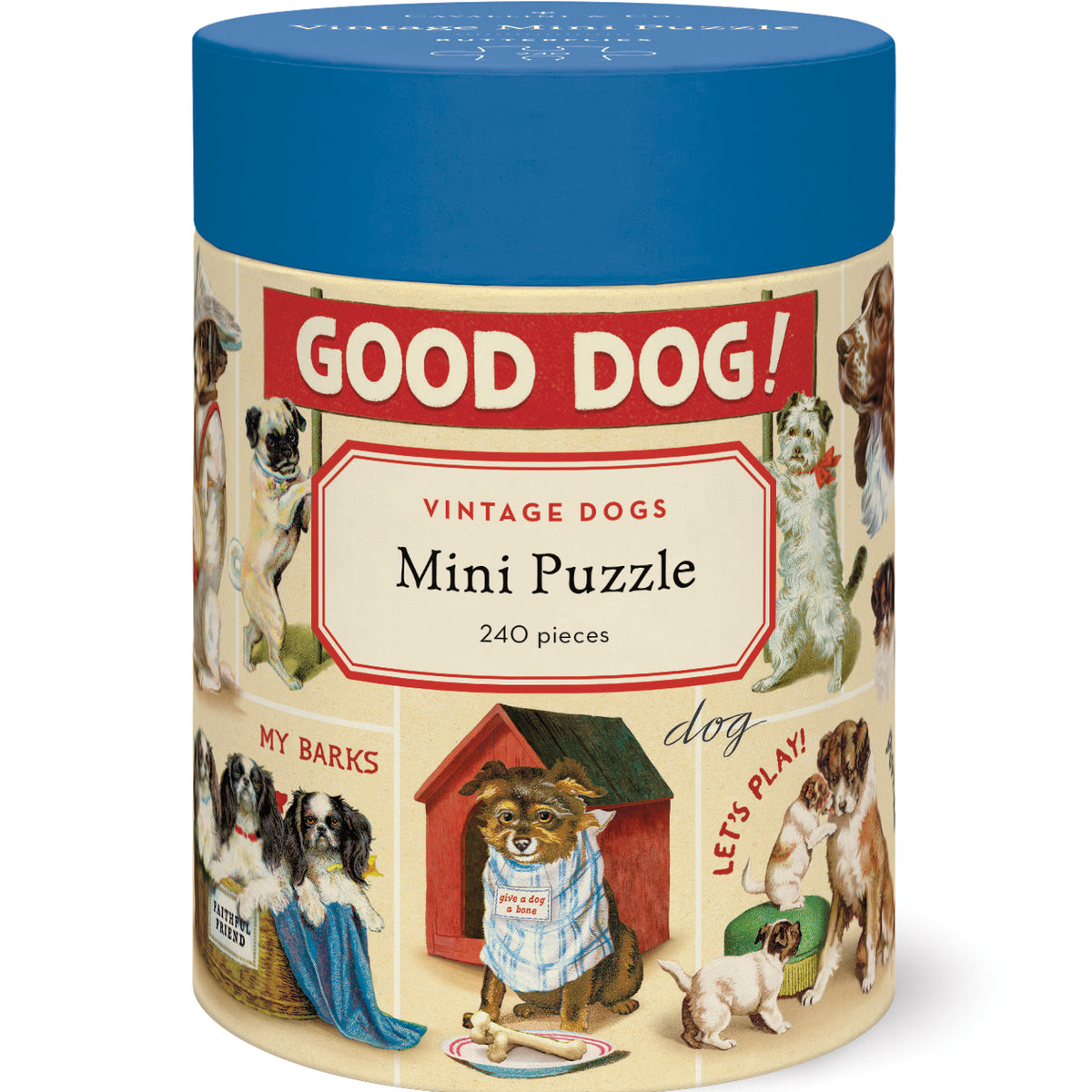 Cavallini & Co. Vintage Dogs 240 Piece Mini Puzzle — Two Hands Paperie