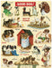 Cavallini & Co. Vintage Dogs 240 Piece Mini Puzzle- image showing finished puzzle.