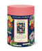  Cavallini & Co. Language of Flowers 240 Piece Mini Puzzle packaging- cylindrical puzzle box with floral design and text on a white background