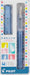 Pilot Kakuno Fountain Pen- New Style with Transparent Body and Cap- blue  pen with medium nib