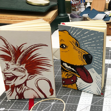 Beer Journal class samples - devil and dog covers