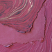 Marbled Paper- Burgundy with Black and Gold showing front and back sides with edge deckle