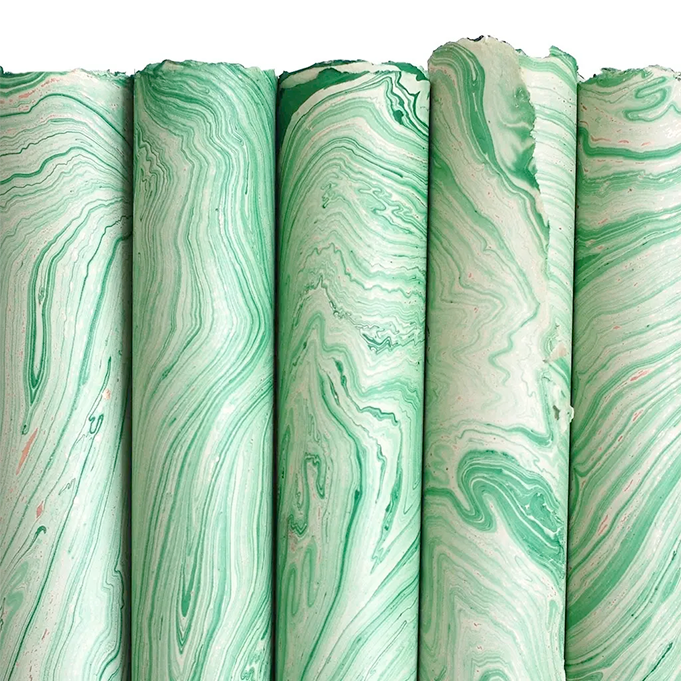 Green Marble Wrapping Paper – Lionheart Prints