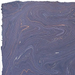 Handmade Marbled Paper- Dark Purple with Ochre and White with deckled edge