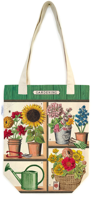 Cavallini & Co. Gardening Cotton Tote Bag