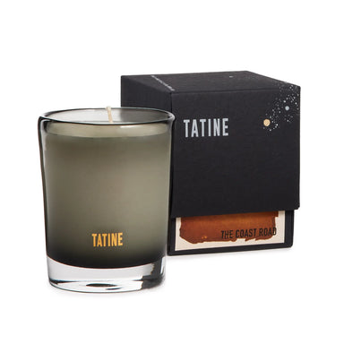 image of Tatine 8 Ounce, 50 Hour Natural Wax Candle- The Coast Road