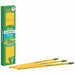 Ticonderoga Tri-Write Triangular #2/HB Graphite Pencils- box of 12 and 3 single pencils shown