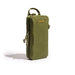 Lochby Venture Pouch- olive with yellow interior closed standing up