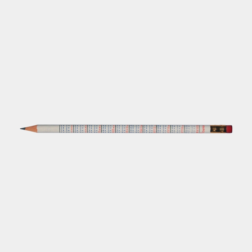 Multiplication Table Pencil- Single Pencil
