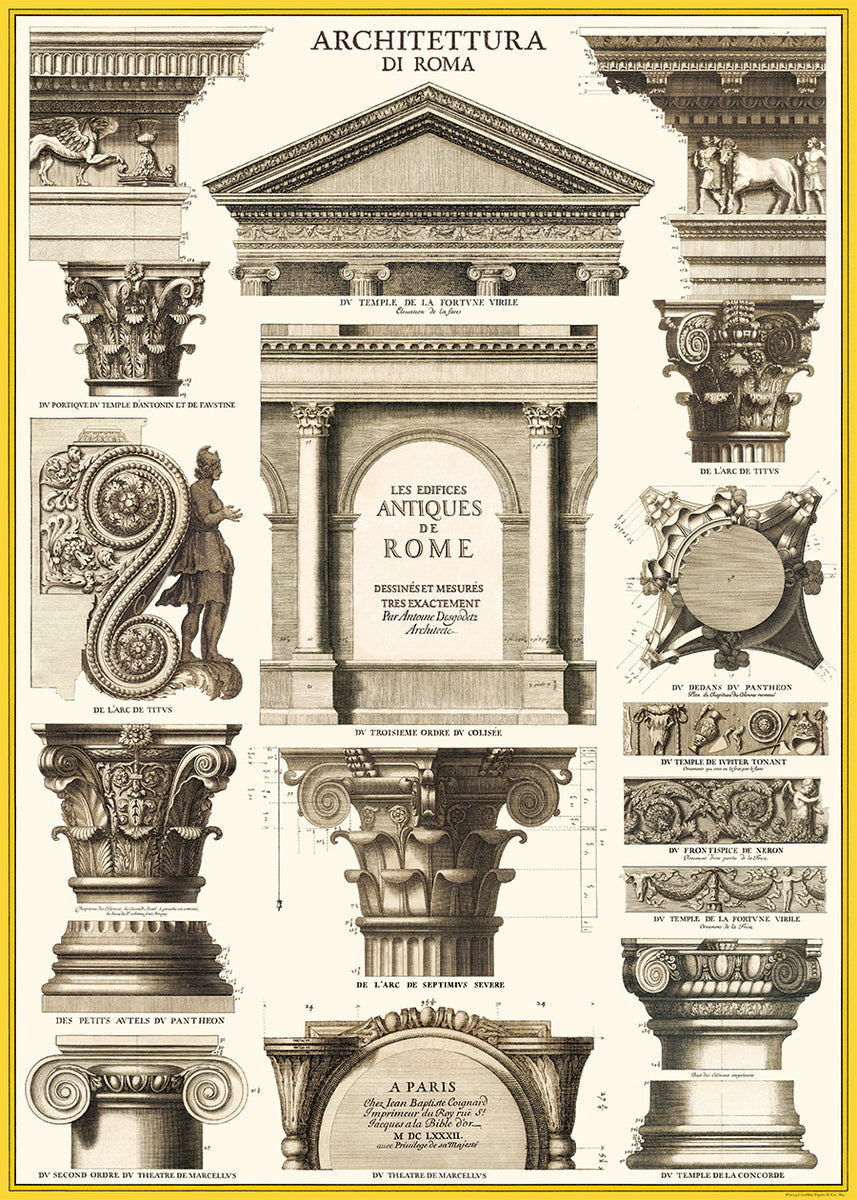 Cavallini & Co. Architettura Decorative Paper — Two Hands Paperie
