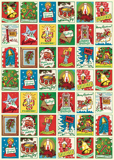 Cavallini & Co. Christmas Quilt Decorative Paper