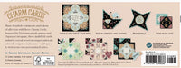 Luck, Love & Dreams Charm Cards- Folded Victorian Pocket Notes- back of box with various designs and text on a beige background