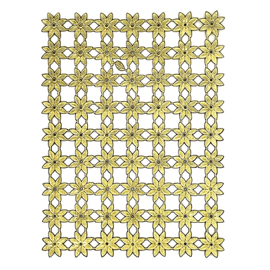 Dresden metallic paper stars- full sheet