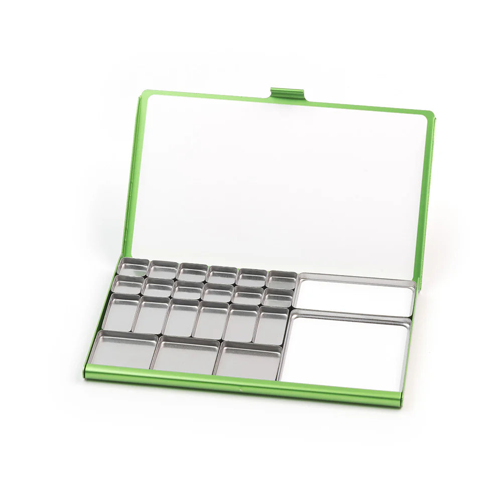 TRC USA and Art Toolkit Limited Edition Folio Palette in Green open