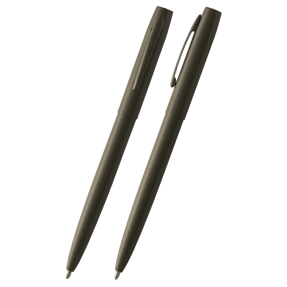 image of O.D. GREEN CERAKOTE® CAP-O-MATIC SPACE PEN- front and side views