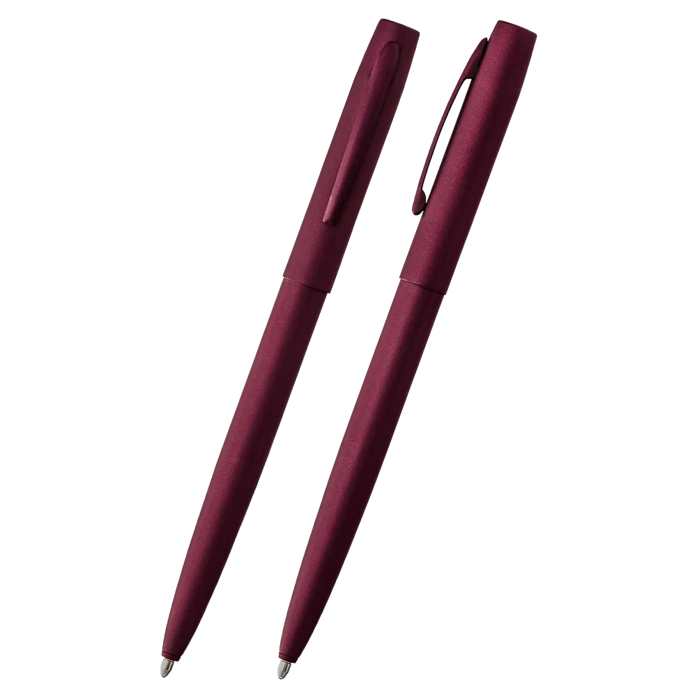 image of BLACK CHERRY CERAKOTE® CAP-O-MATIC SPACE PEN- front and side views