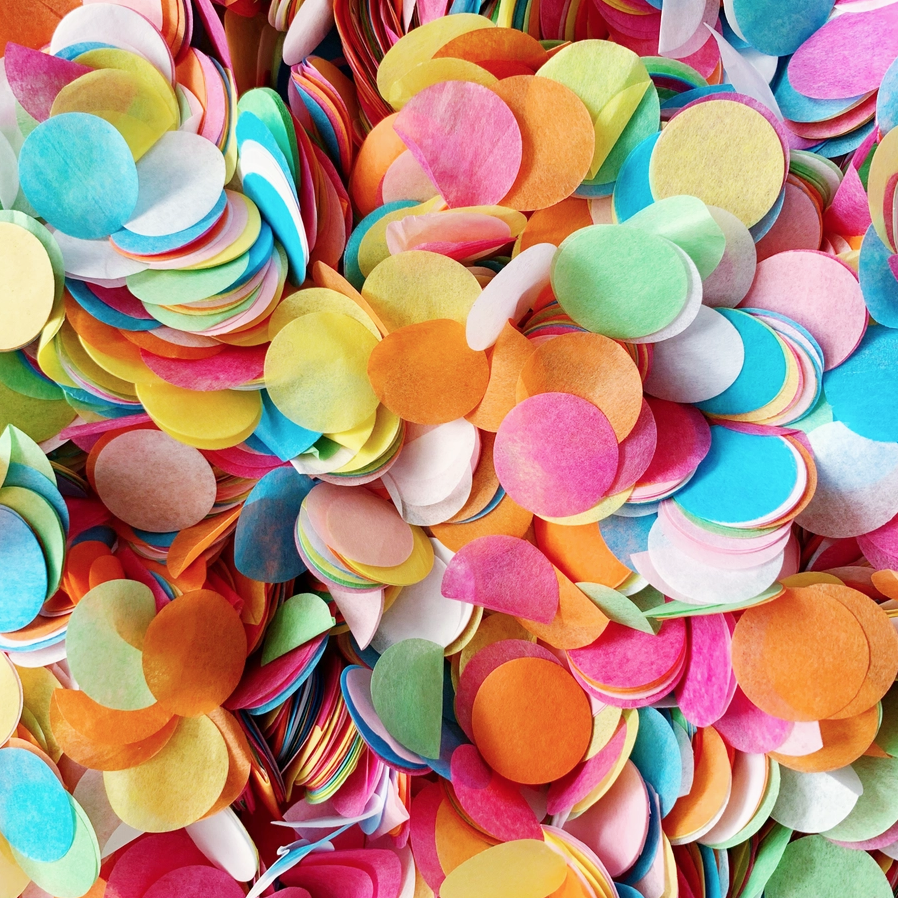 Party Confetti - Tissue Paper Circles