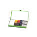 TRC USA and Art Toolkit Limited Edition Pocket Palette in Green WITH PAINTS open with paints