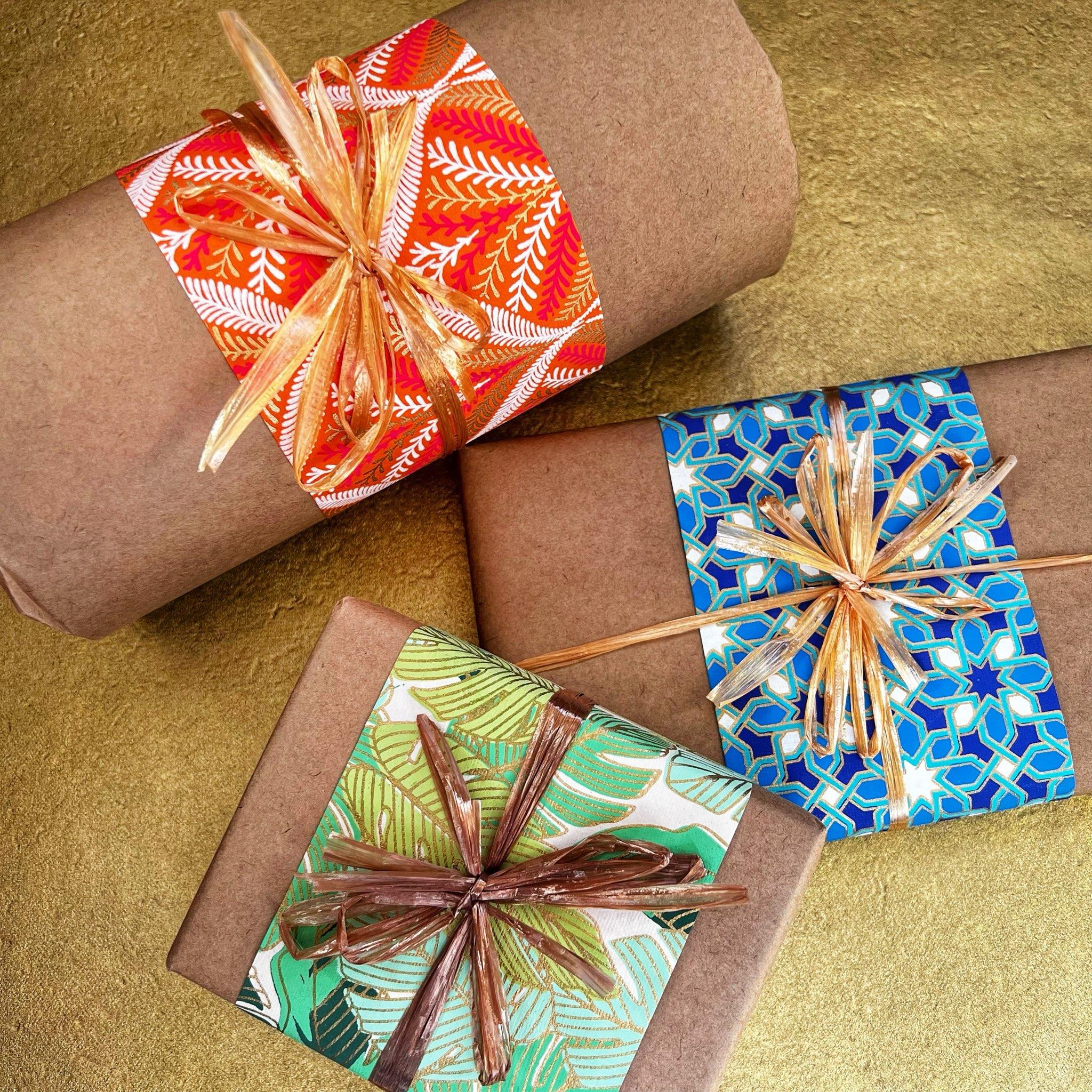 image of example of Two Hands Paperie Signature Gift Wrapping