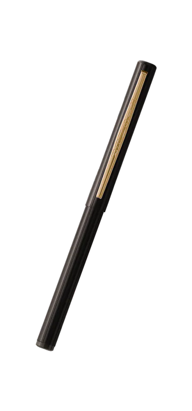 image of Fisher Stowaway Ballpoint- Black with Clip