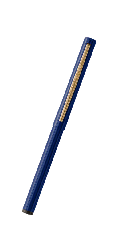 image of Fisher Stowaway Ballpoint- Blue with Clip