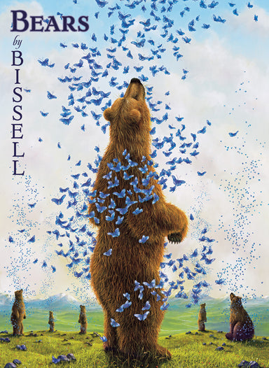 Robert Bissell is well know for his portraits of bears, along with rabbits, butterflies, rats, kangaroos, dragonflies, and a host of other animals. 