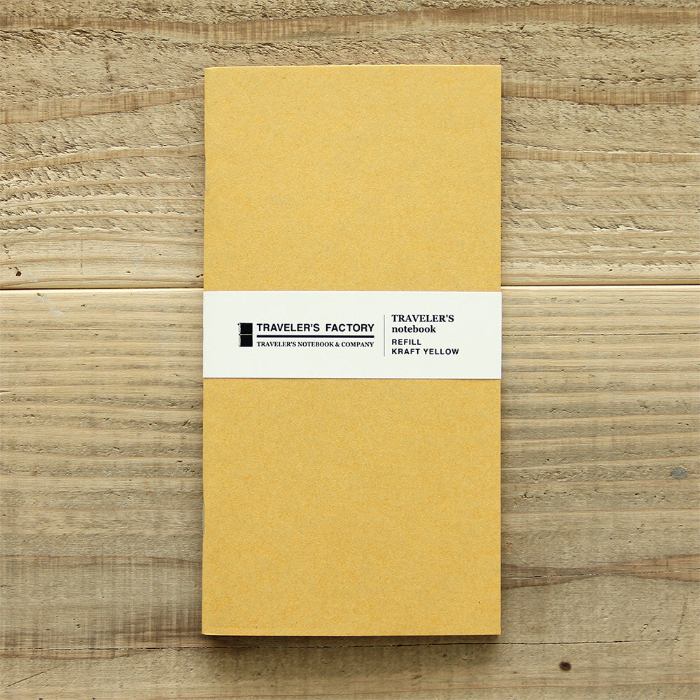 Traveler's Factory Partner Shop Regular Size Yellow Kraft Paper Notebook