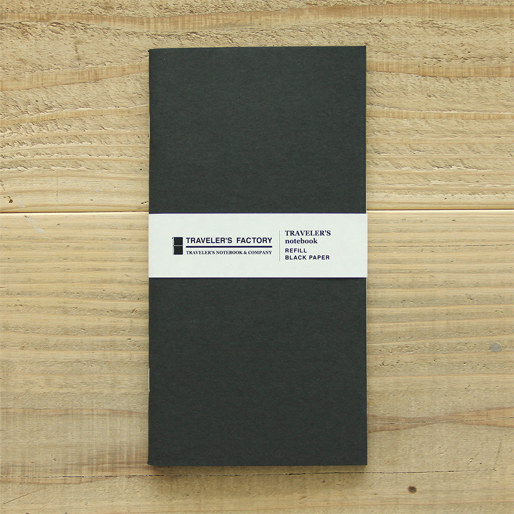 Traveler's Factory Partner Shop Regular Size Black Kraft Paper Notebook