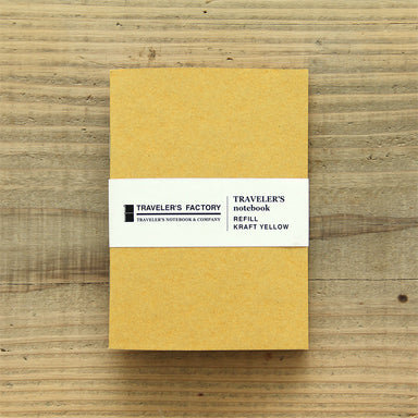 Traveler's Factory Partner Shop Passport Size Yellow Kraft Paper Notebook