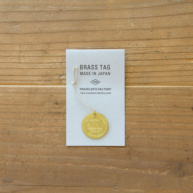 Traveler's Factory Partner Shop "Made in Japan" Brass Tag