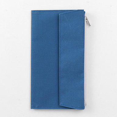Traveler's Notebook TF Paper Cloth Zipper Case in Blue