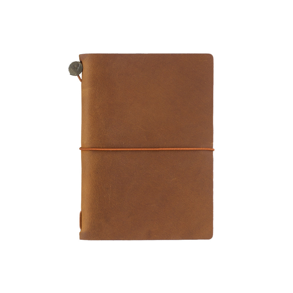 TRAVELER'S notebook Starter Kit-Passport Size in Camel — Two Hands Paperie