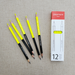 Caran d'Ache Bicolor Pencil in Graphite and Yellow- Box of 12 and 5 loose pencil