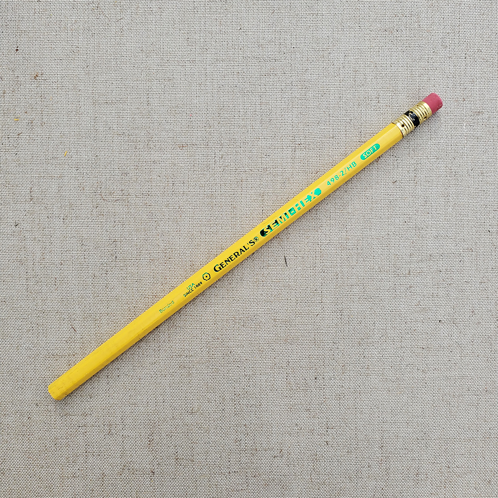 General's Pencil Semi-Hex No. 2/HB Graphite Pencil unsharpened
