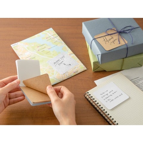Midori "Pickable" Sticky Notes- Green Color