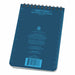 These notebook feature a blue Polydura cover (durable plastic- as the name suggests), with a strong spiral wire binding. 