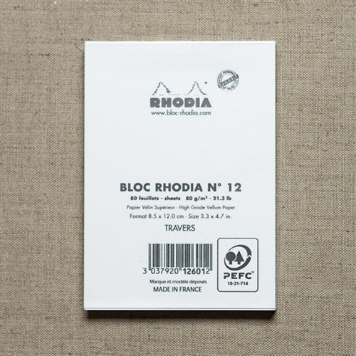 Rhodia Ice Lined Pad,  3.38 x 3.75 inches