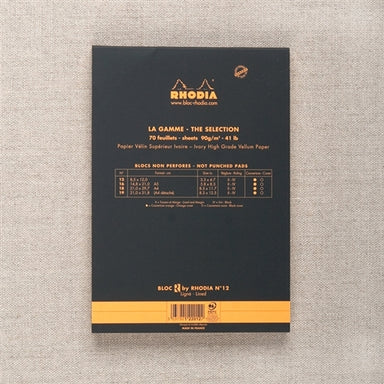 Rhodia Side Slim Staple Bound A4 Notebook (8.25 x 11.75)