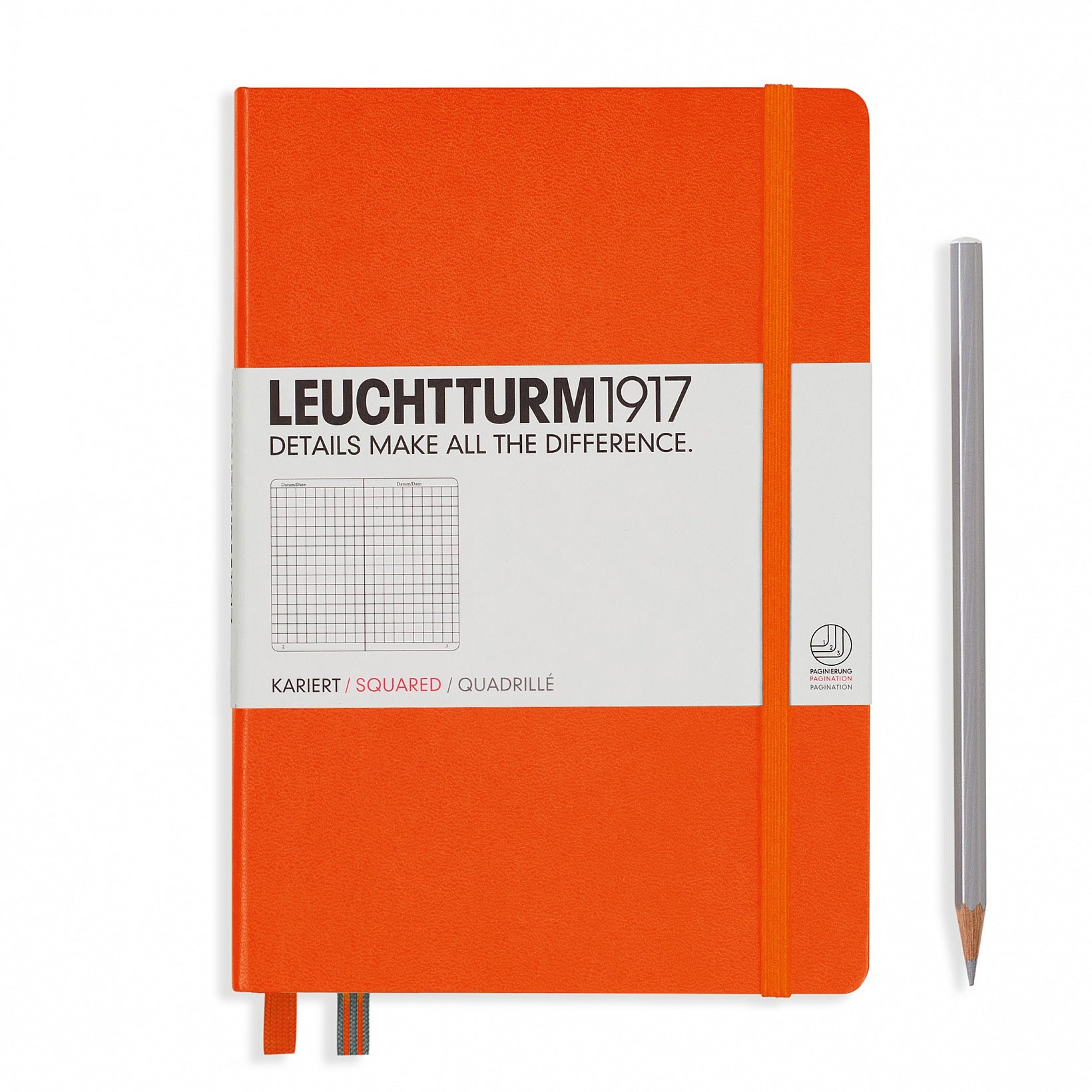 LEUCHTTURM1917 - Medium A5 Plain / Ruled / Squared / Dotted Hardcover  Notebook , Comes with Stickers for Labeling and Archiving - AliExpress
