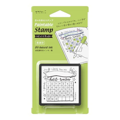 Midori Stamp Pad- Habit Tracker List