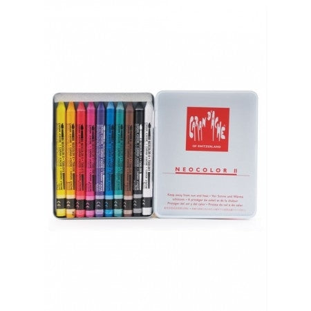 Caran D'Ache Classic Neocolor II Water-Soluble Crayons, 30