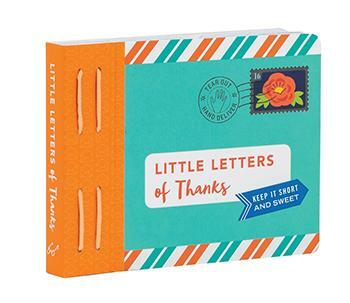 These 75 tiny tear-out letters are perfect for expressing gratitude.