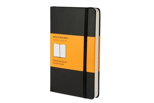 Moleskine Ruled Hardbound Notebook- Pocket