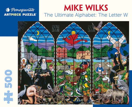 Pomegranate Mike Wilks The Ultimate Alphabet: The Letter W 500-Piece Jigsaw Puzzle