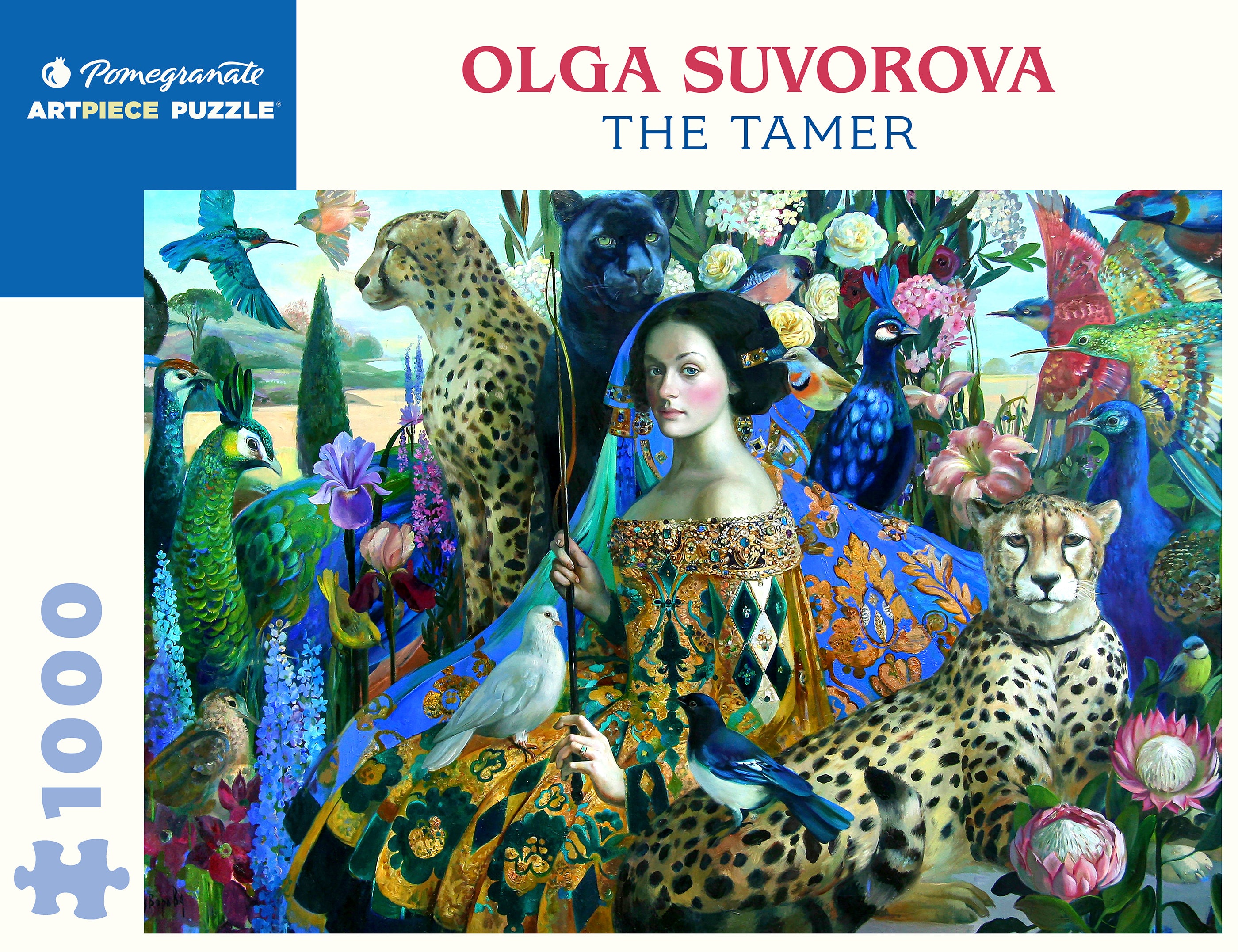 Pomegranate Olga Suvorova The Tamer 1000 Piece Puzzle — Two Hands Paperie