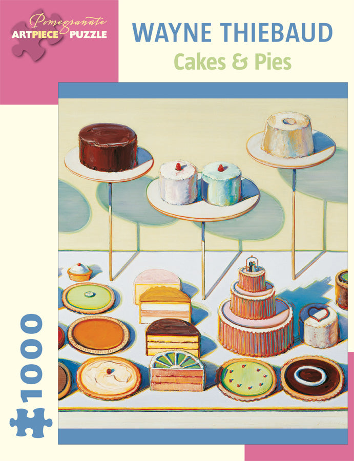 Pomegranate "Cakes & Pies" 1000 Piece Puzzle by Wayne Thiebaud.