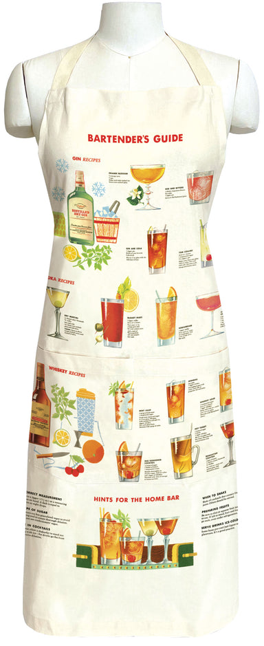 Aprons measure approximately 28" wide by x 34" long.