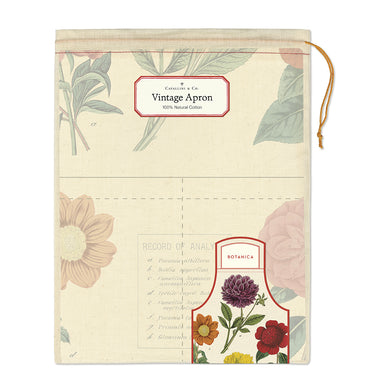 Aprons come packaged in a hand- sewn muslin bag, making them the perfect gift.