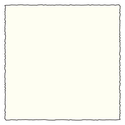 Medioevalis Flat Cards,4.75 by 4.75 inches Square, 100 pack, Cream finish