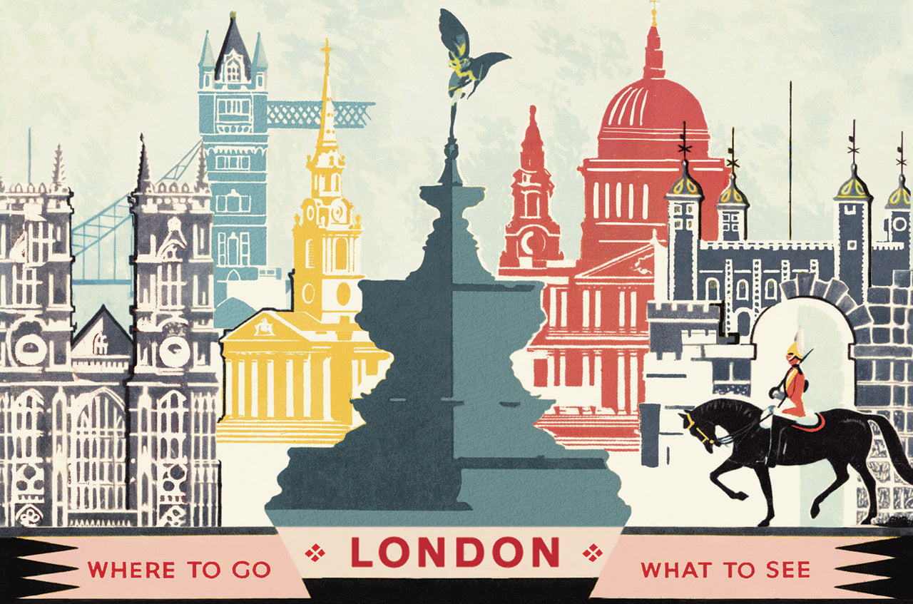 Cavallini & Co. London Vintage Postcards